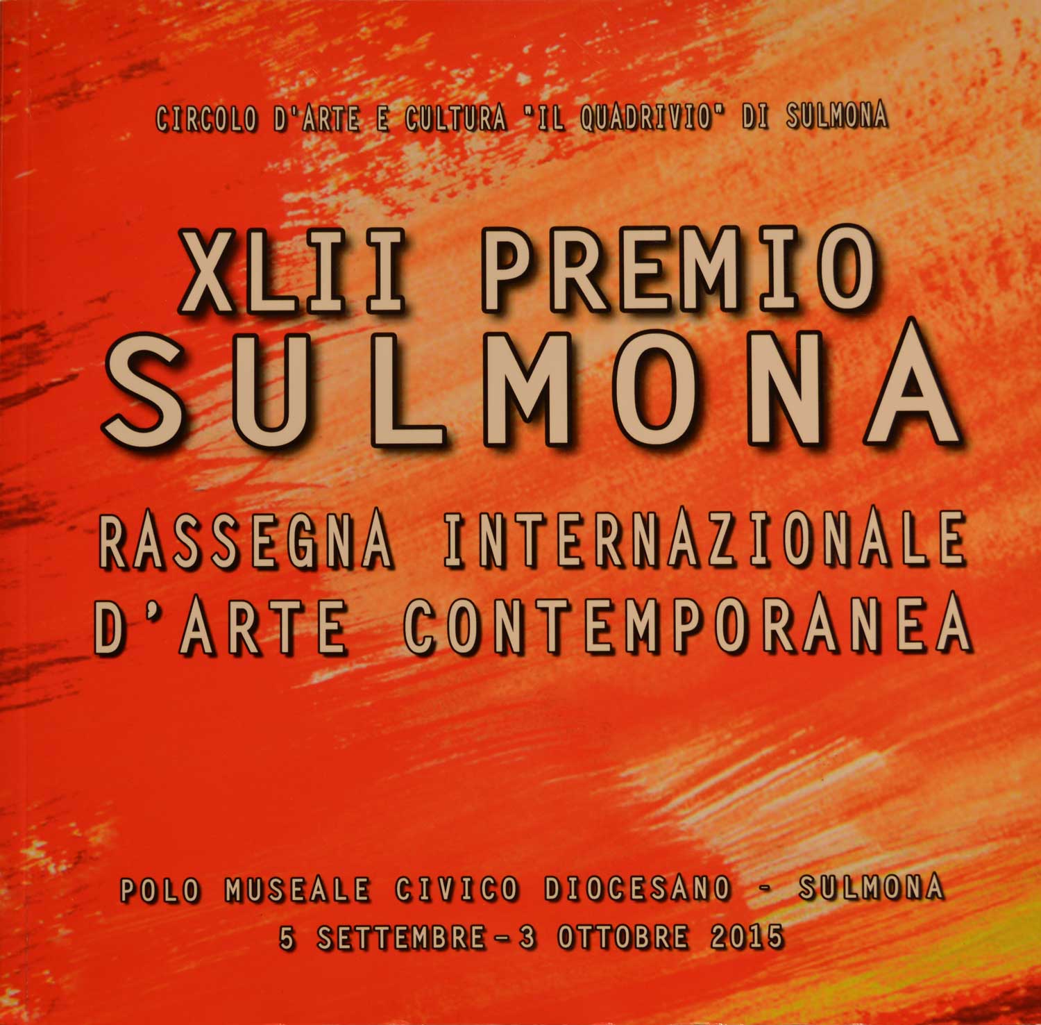 2015 Premio Sulmona  Polo museale diocesano - Sulmona