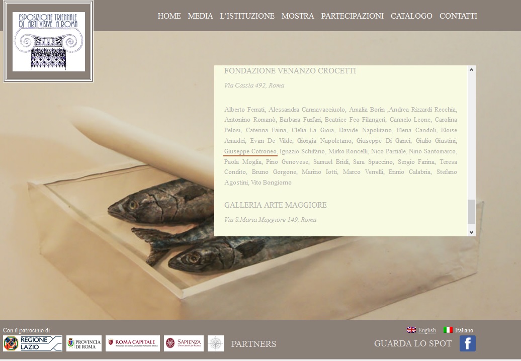 2014 Esposizione Triennale Arti Visive - Roma